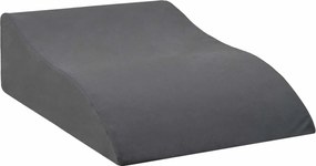 vidaXL Μαξιλάρι Ποδιών Γκρι 68 x 40 x 18 εκ. PU Αφρός