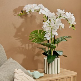 Τεχνητό Λουλούδι Σε Γλάστρα 81εκ. A-S Orchid Asia 214107