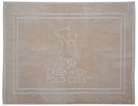 Ταπέτο Μπάνιου 3038 Beige Greenwich Polo Club 50X70 50x70cm 100% Βαμβάκι