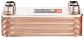 VEVOR 30 Plate Heat Exchanger 4*1-1/4&quot; MNPT Ports 5&quot;x 12&quot; Brazed 316L St. Steel