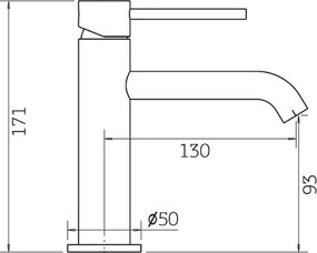 Orabella Steel 10486 Chrome - Μπαταρία νιπτήρα