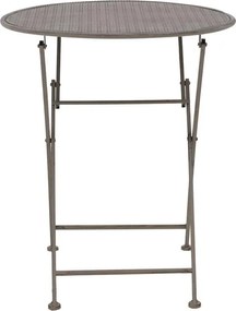 Τραπεζαρία Walen σετ 3τεμ μέταλλο σε μπρονζέ απόχρωση