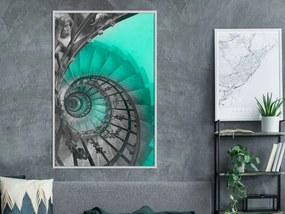 Αφίσα - Stairway to Nowhere - 40x60 - Χρυσό - Χωρίς πασπαρτού