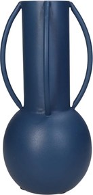 Βάζο ArteLibre Μπλε Μέταλλο 11x11x24cm