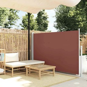 vidaXL Σκίαστρο Πλαϊνό Συρόμενο Καφέ 140 x 300 εκ.