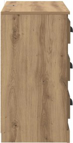 vidaXL Πλαϊνό γραφείο με συρτάρι Artisan Oak 70 x 35,5 x 67,5 εκ.