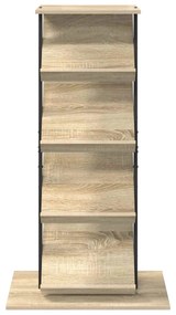 vidaXL Ράφι Περιοδικών με ράφι Δρύς Sonoma 68 x 40 x 123.5 εκ.