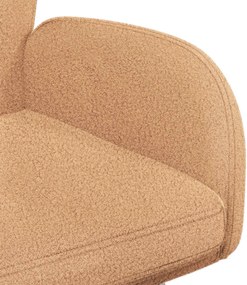 vidaXL Καρέκλες φαγητού 6 τμχ. Μπουκλέ Μπεζ 59 x 57 x 85 εκ.