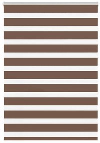 vidaXL Ζέβρα τυφλή Καφέ Πλάτος υφάσματος 95,9 εκ. Πολυεστέρας