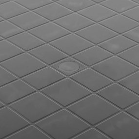 vidaXL Τραπέζι Κήπου Ανθρακί 89 εκ. Πλαστικό