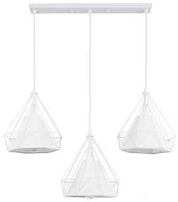 Φωτιστικό Οροφής Eiffel 61570 E27 68x25x130cm White GloboStar