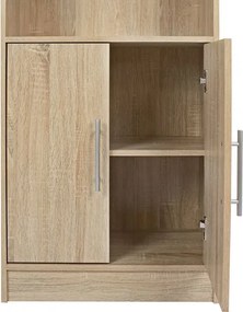 ΒΙΒΛΙΟΘΗΚΗ ΜΕΛΑΜΙΝΗΣ ENSLEY HM2027.02 SONAMA 60X30X180 εκ.