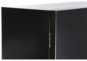 Ντουλάπι DKD Home Decor   110 x 50 x 180 cm Μαύρο Μέταλλο Λεύκες