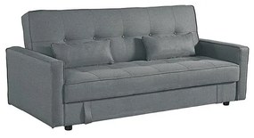 Καναπές Κρεβάτι OPEN Γκρι Ύφασμα 200x86x89cm