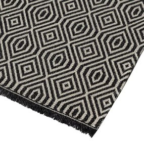Beauty Home Χαλί βαμβακερό Cocotton 9227 150x220 Ανθρακίτης,Γκρι