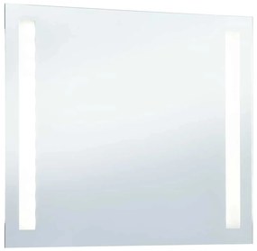 vidaXL Καθρέφτης Μπάνιου Τοίχου με LED 80 x 60 εκ.