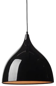 Φωτιστικό Κρεμαστο Aca KS174335BK ROXANNE Μαύρο Ματ (Black Mat)