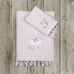 Βρεφικές Πετσέτες (Σετ 2τμχ) Nima Baby Luni Uni 400gsm