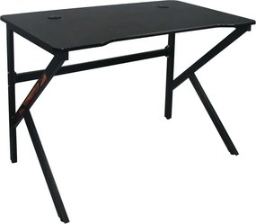 GAMING Γραφείο 100x60cm Μέταλλο Βαφή Μαύρο   1τμχ