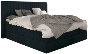 Επενδυμένο κρεβάτι Melantha με στρώμα και ανώστρωμα-180 x 200-Prasino Skouro