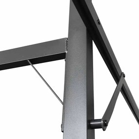 vidaXL Πέργκολα με Πτυσσόμενη Οροφή Ανθρακί 295 x 292 x 230 εκ.