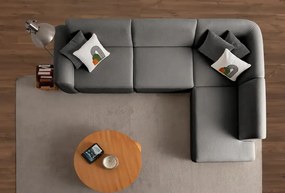 Corner Sofa S-Loft Right - Anthracite Anthracite