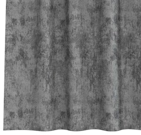 vidaXL Κουρτίνα με κουρτίνες 2 pcs Γκρι 175 x 140 εκ. Βελούδο
