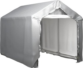 vidaXL Τέντα Αποθήκευσης Γκρι 180 x 300 εκ. Ατσάλινη