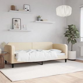 vidaXL Καναπές Κρεβάτι Κρεμ 80 x 200 εκ. Υφασμάτινος