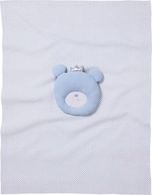 Κουβέρτα Πικέ Αγκαλιάς (75x100) + Λούτρινο Das Home Baby 4959 Blue