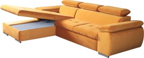 Γωνιακός καναπές Piemonte-Αριστερή-Portokali - 284.00Χ196.00Χ0.00cm