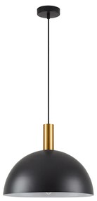 Φωτιστικό Οροφής SE21-GM-4-MS40 ADEPT TUBE Gold Matt Pendant Black Metal Shade+ - 51W - 100W - 77-8588