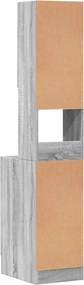 vidaXL Ντουλάπι Κουζίνας Γκρι sonoma 35x50x180 εκ. Επεξεργ. Ξύλο