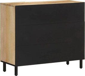 vidaXL Βοηθητικό Ντουλάπι 90 x 33 x 75 εκ. από Μασίφ Ξύλο Μάνγκο