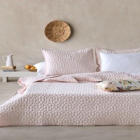 Κουβερλί Polenta 14 Pink Kentia Υπέρδιπλο 240x220cm Microfiber-Polyester