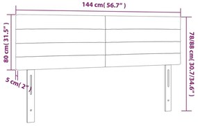 Κεφαλάρια Κρεβατιού 2 τεμ. Σκ.Πράσινο 72x5x78/88 εκ. Βελούδινα - Πράσινο
