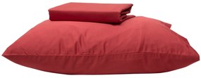 Σεντόνια King Size (Σετ) Anna Riska Fashion Κόκκινο