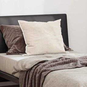 vidaXL Μαξιλάρι με μαξιλάρι Λευκό 50 x 75 cm Βαμβάκι