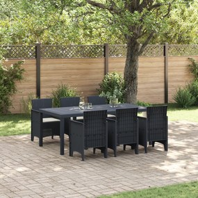 vidaXL Σετ Τραπεζαρίας Κήπου 7 pcs Ανθρακί 200 x 100 x 73 εκ.