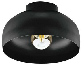 Φωτιστικό Οροφής-Πλαφονιέρα Mogano-2 900553 28x17,5cm 1xE27 40W Black Eglo