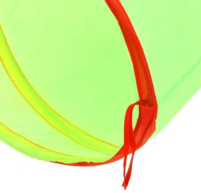 vidaXL Παιδικό Τούνελ Πράσινο 175 εκ. από Πολυεστέρα με 250 Μπάλες