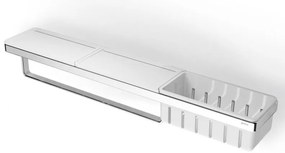 Geesa Frame 8854-300 Chrome-White Matt Εταζέρα Αντιστρεφόμενη 63x10,8x10,5εκ.