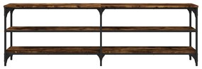 vidaXL Έπιπλο Τηλεόρασης Καπνιστή Δρυς 160 x 30 x 50 εκ. Επεξ. Ξύλο