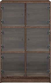 vidaXL Ντουλάπι με Πόρτες 68x37x109 εκ. από Επεξεργασμένο Ξύλο