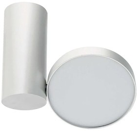 Φωτιστικό Οροφής - Σποτ Markos 4208200 Led Φ22,5x15,3x15,5cm White Viokef Αλουμίνιο