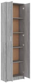 vidaXL Ντουλάπα Χολ Γκρι Sonoma 55x25x189 εκ. από Επεξεργασμένο Ξύλο