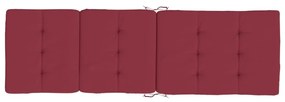 Μαξιλάρια Ξαπλώστρας 2 τεμ. Μπορντό από Ύφασμα Oxford - Κόκκινο