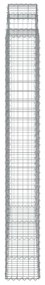 vidaXL Συρματοκιβώτια Τοξωτά 18 τεμ. 200x30x220/240 εκ. Γαλβαν. Ατσάλι