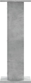 vidaXL Βάσεις Ηχείων 2 Τεμ. Γκρι Σκυρ. 30x30x80 εκ. Επεξ. Ξύλο
