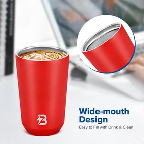 Κούπα Θερμός Ανοξείδωτο BPA Free 355ml - Κόκκινο